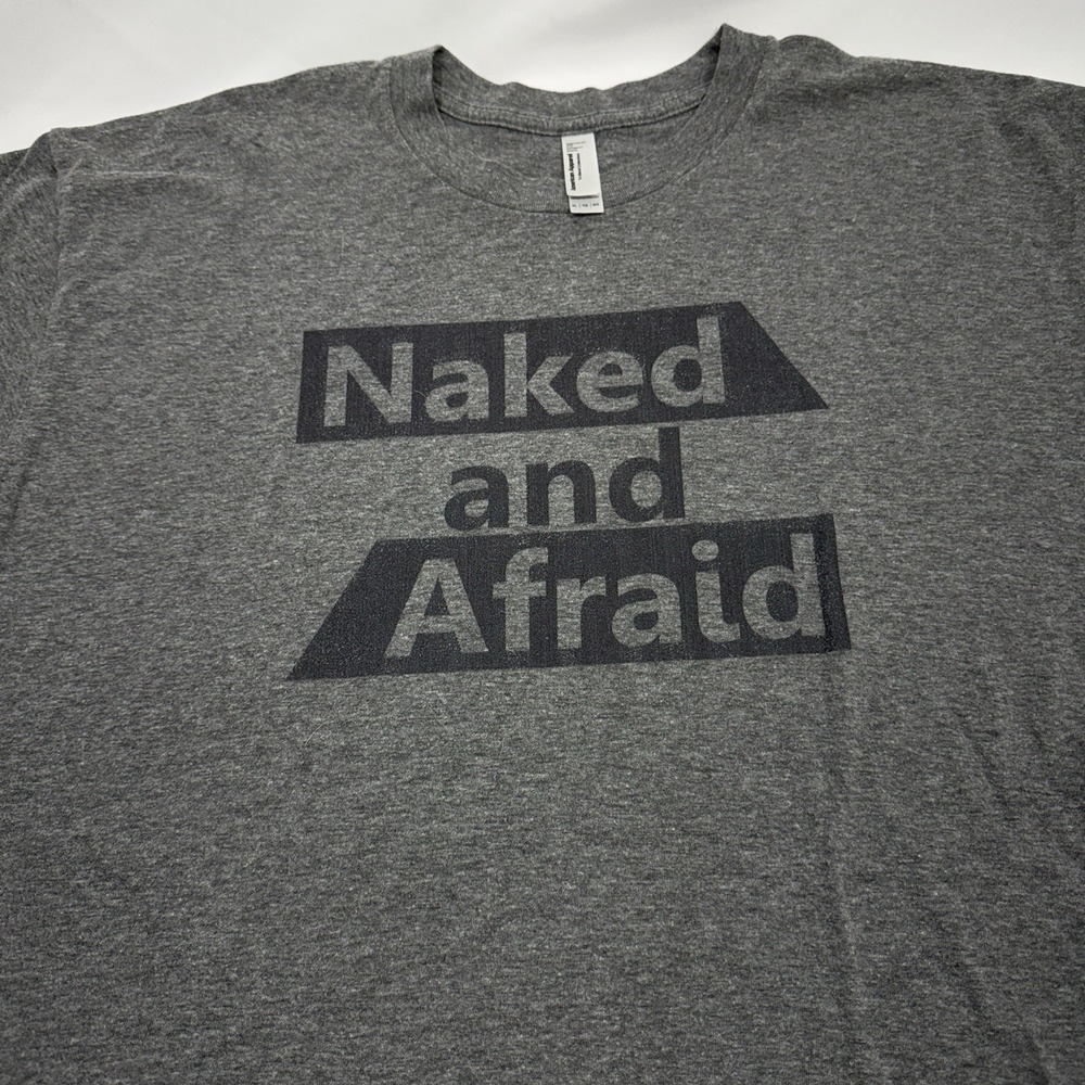 Y2K Vintage "RETIRED" American Apparel T Shirt Size XL Grey  Made In‎ USA